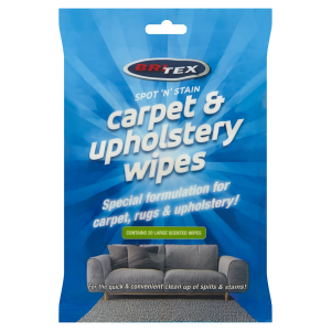 Britex carpet and upholstery cleaning wipes